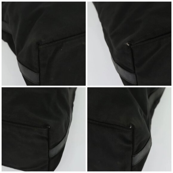 GUCCI Shoulder Bag Nylon Black Silver 001 1955 Auth - Picture 16 of 16